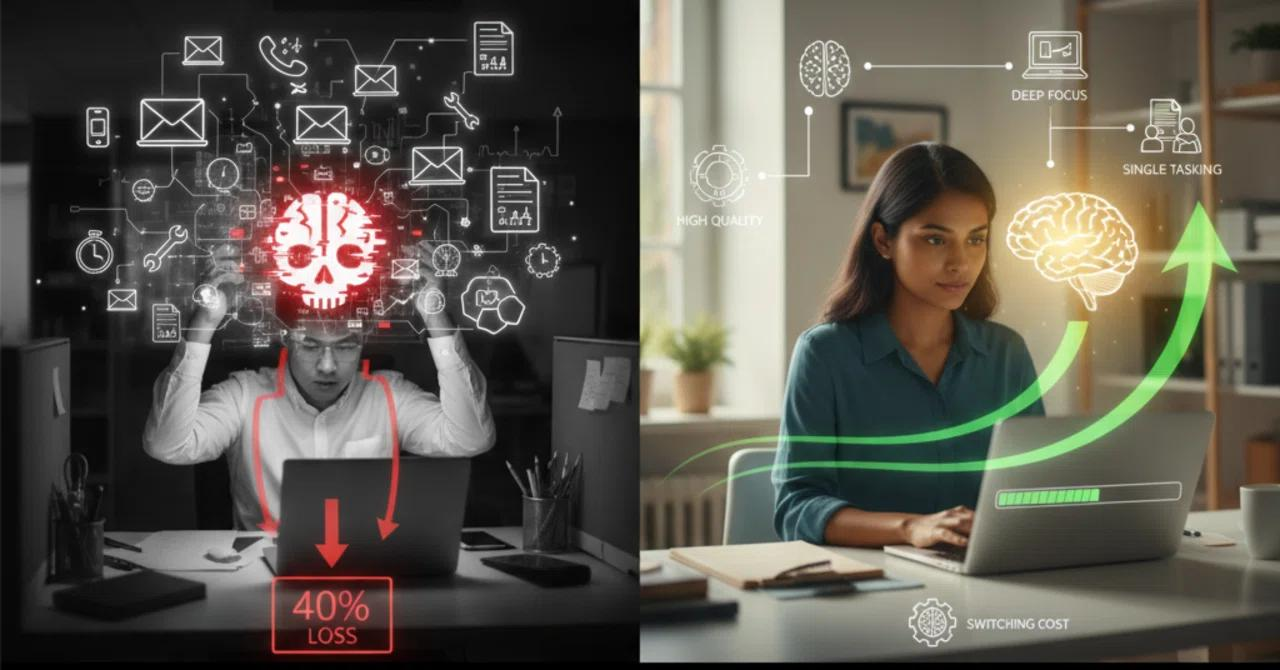 Why Multitasking Is Quietly Wrecking Your Productivity